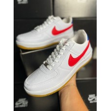 Air Force Masculino Nike Branco/ Vermelho